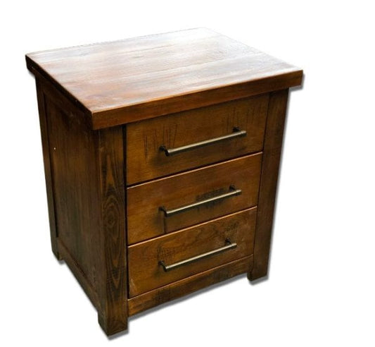 Woodgate Bedside With 3 Drawers