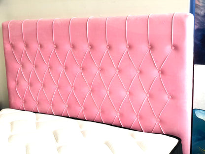Chicago Pink Velvet Headboard