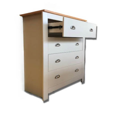 Tallboy Oak & White Colour