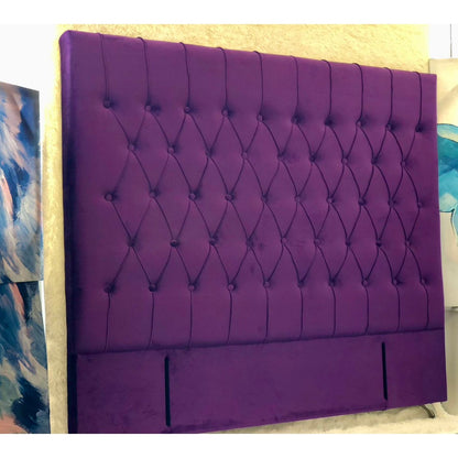 Chicago Purple in Velvet Headboard