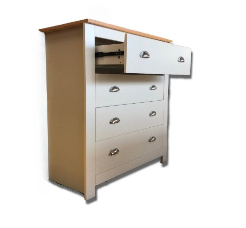 Tallboy Oak & White Colour