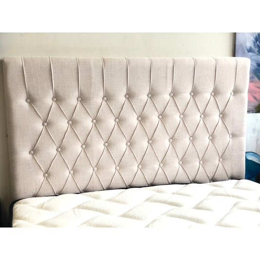 Chicago Beige Fabric Headboard