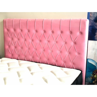 Chicago Pink Velvet Headboard