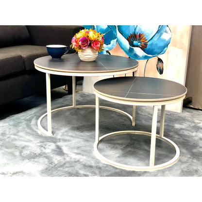 Coffee table with Real Marble Top