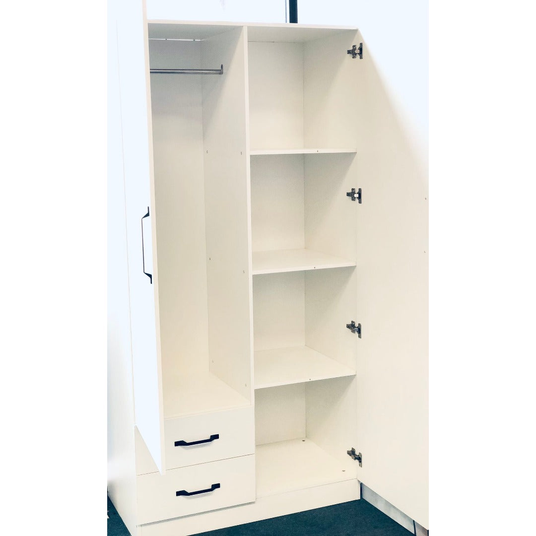 Silvia Wardrobe with 2 Drawers and 2 Doors