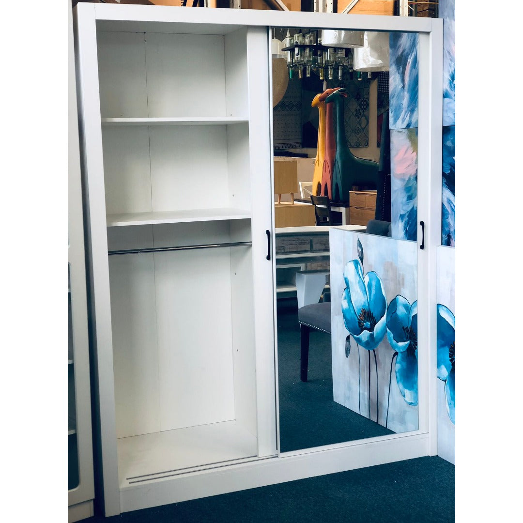 Wardrobe with Sliding Door Mirrors