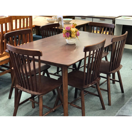 Wilson Dining Set in Walnut colour