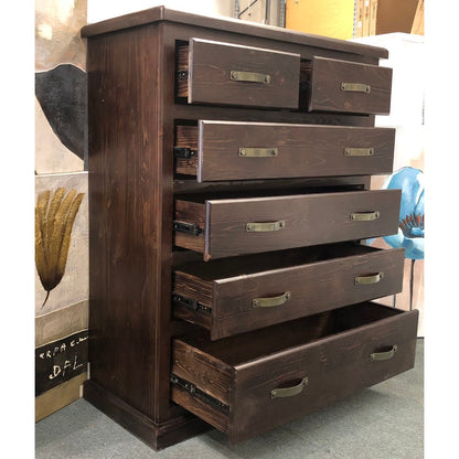 Felton Tallboy in Dark Wood Colour