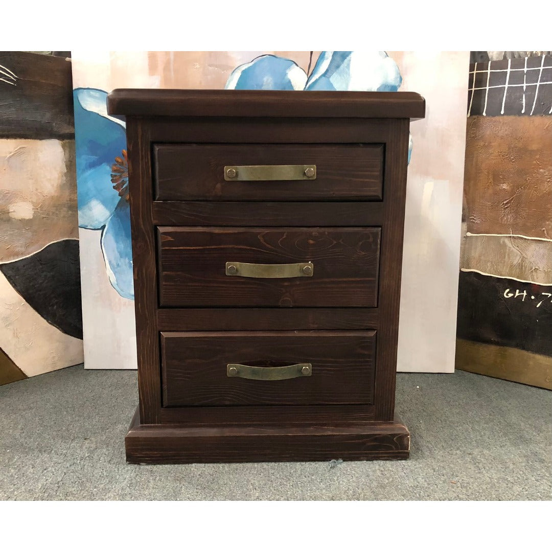 Felton Bedside in Dark Wood Colour
