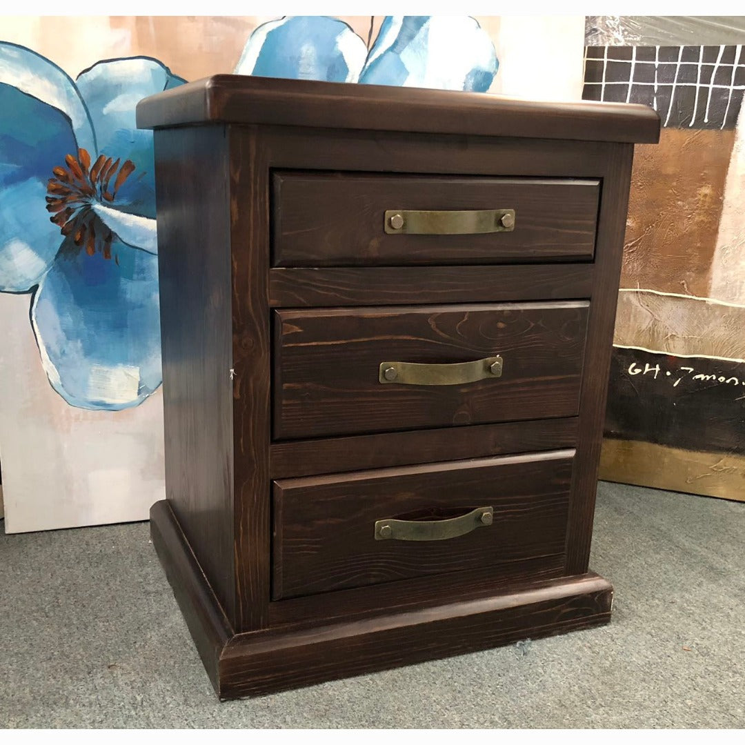 Felton Bedside in Dark Wood Colour