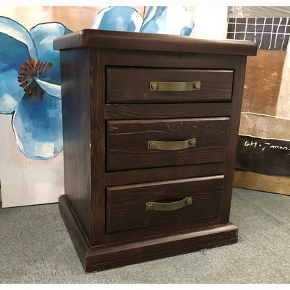 Felton Bedside in Dark Wood Colour