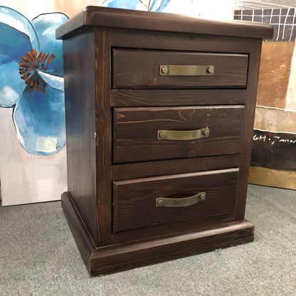 Felton Bedside in Dark Wood Colour
