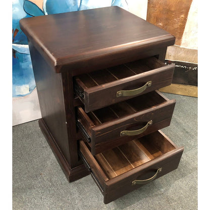 Felton Bedside in Dark Wood Colour