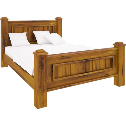 Jamaica Queen Bedframe in Solid Pinewood