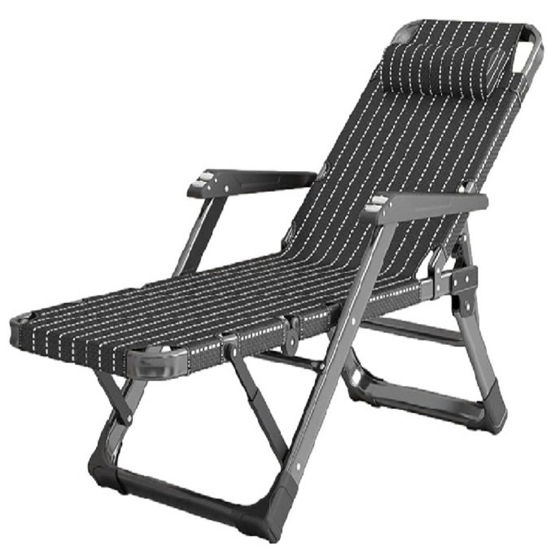 Outdoor Sunlounger Chair With Headrest
