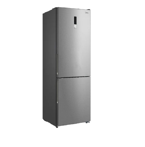 321L Upright Fridge Freezer - Stainless Steel - MIDEA main image 1