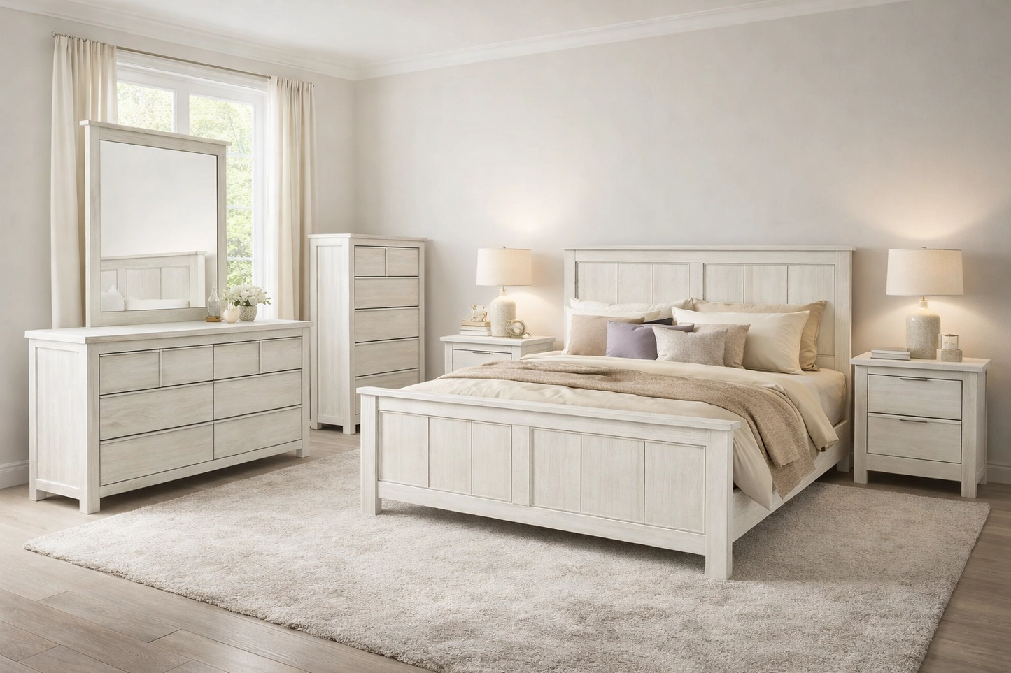 Amanda Bedroom Suite 6Pcs