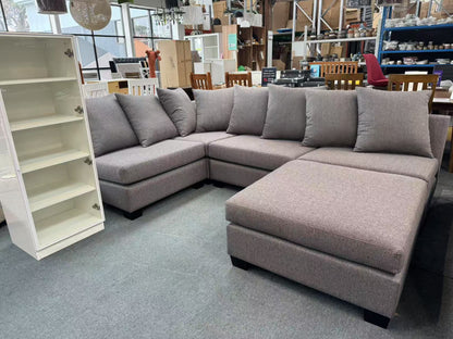 Alabama Chaise Sofa With Ottoman