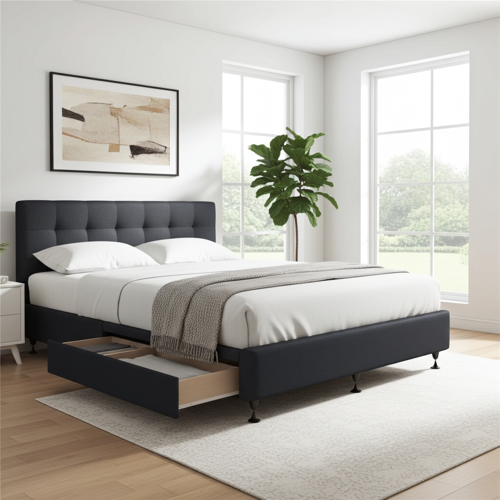 SP Bed Base With Drawers