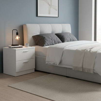Bedside Z12 White ( On Clearance )