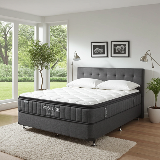 Base With Posture Elite Medium Firm Mattress
