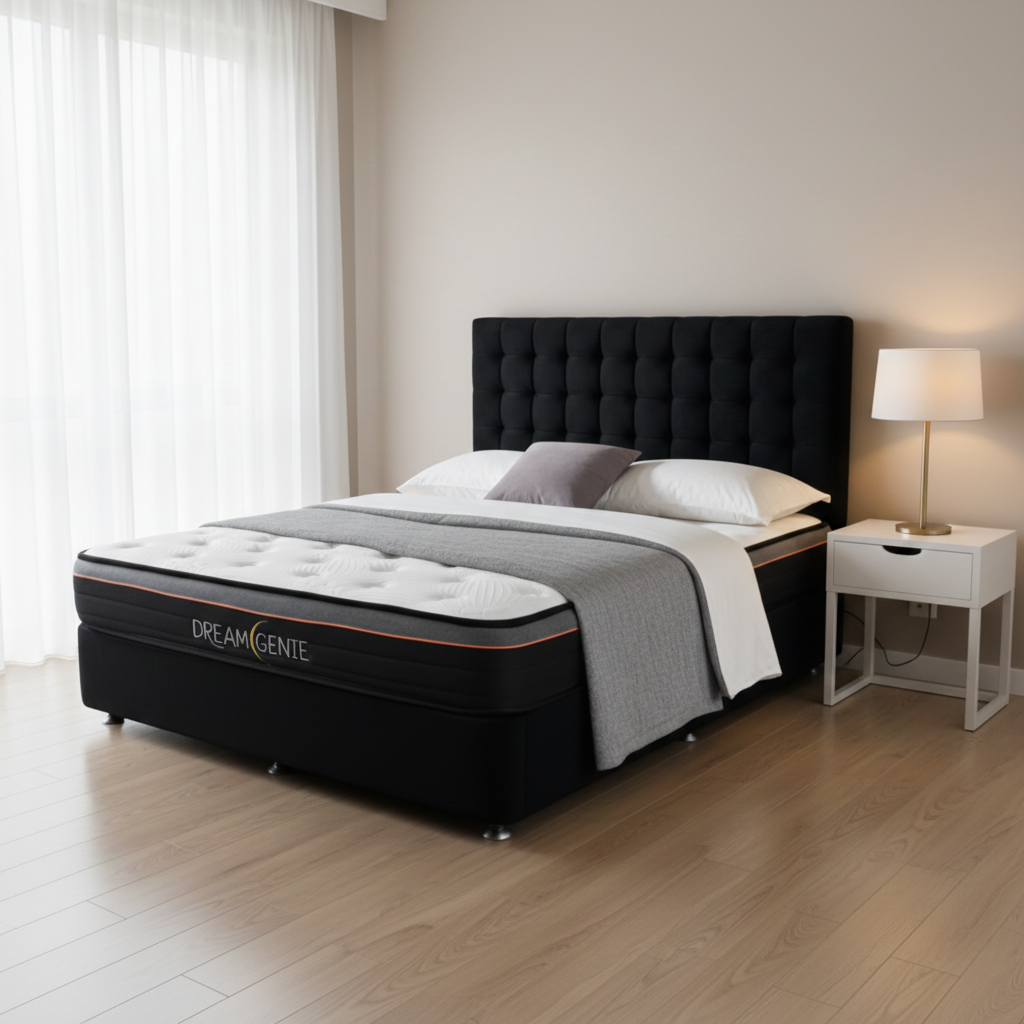 Base With Dream Genie Pocket Spring Euro Top Mattress