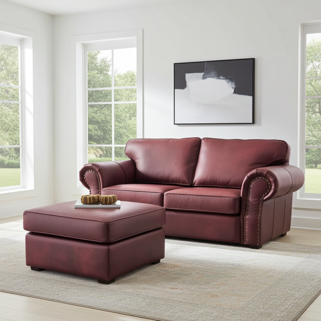 Easter Sofa With Ottoman