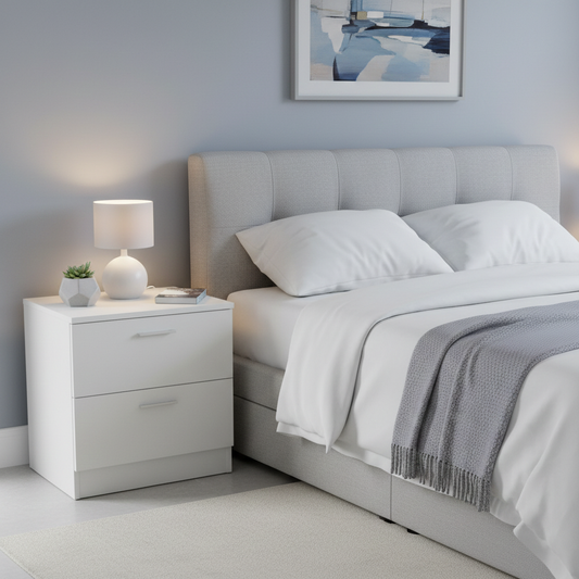 Bedside Z12 White ( On Clearance )
