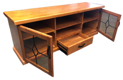 Jamaica Pine Wood Tv Cabinet
