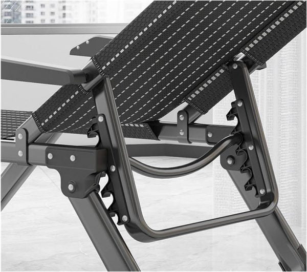 Outdoor Sunlounger Chair With Headrest